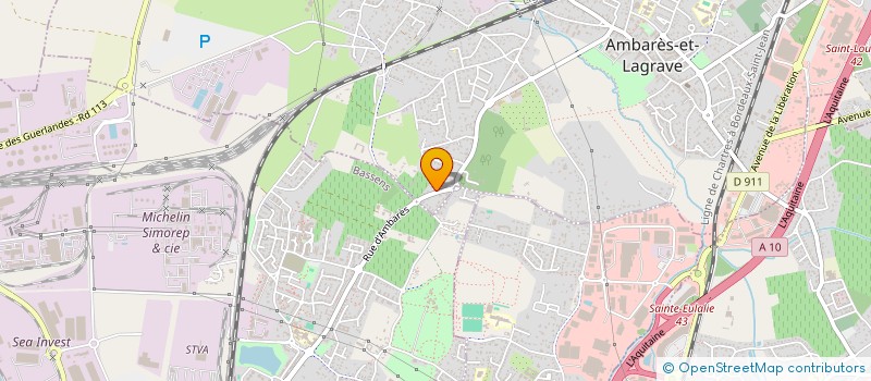 localisation de l'entreprise MONSIEUR OLIVIER SANTINI  AMBARES-ET-LAGRAVE