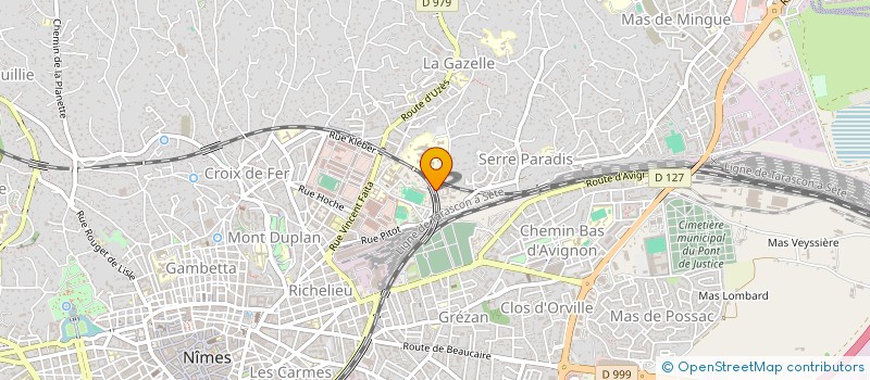 localisation de l'entreprise MONSIEUR OLIVIER SARTOUS  NIMES