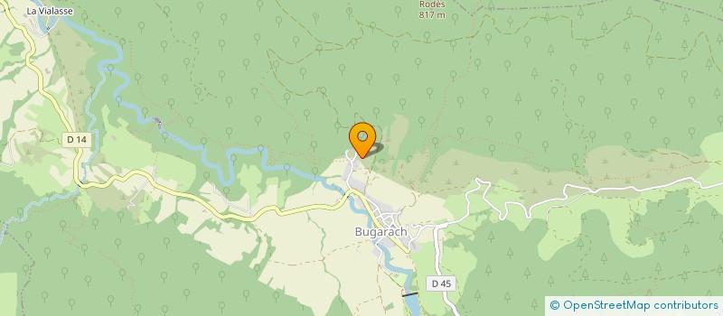 localisation de l'entreprise MONSIEUR OLIVIER SASSIER  BUGARACH