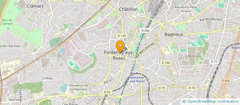 localisation de l'entreprise MONSIEUR OLIVIER SASSOT à FONTENAY-AUX-ROSES