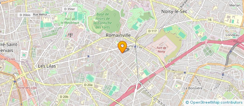 localisation de l'entreprise MONSIEUR OLIVIER SAURET  ROMAINVILLE