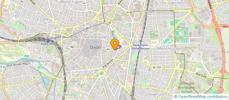 localisation de l'entreprise MONSIEUR OLIVIER SAUSSURE à DIJON