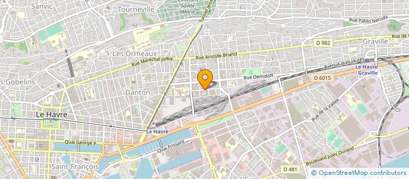 localisation de l'entreprise MONSIEUR OLIVIER SAXEMARD à LE HAVRE