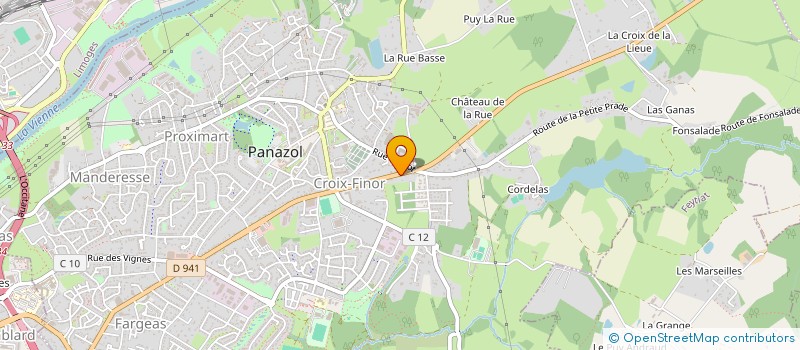 localisation de l'entreprise MONSIEUR OLIVIER SCHAUB à PANAZOL