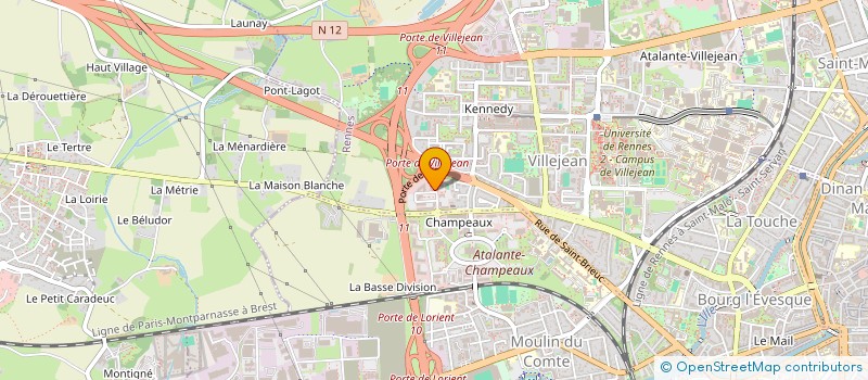 localisation de l'entreprise MONSIEUR OLIVIER SCHAUPP  RENNES