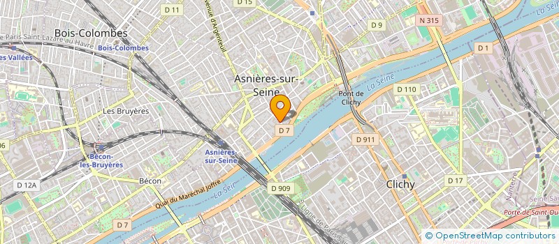 localisation de l'entreprise MONSIEUR OLIVIER SCHEFER à ASNIERES-SUR-SEINE
