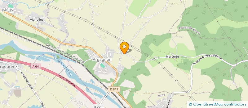 localisation de l'entreprise MONSIEUR OLIVIER SCHLOSSER  ARGAGNON