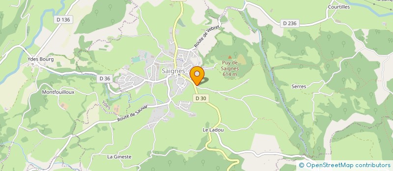 localisation de l'entreprise MONSIEUR OLIVIER SCHMIDT à SAIGNES