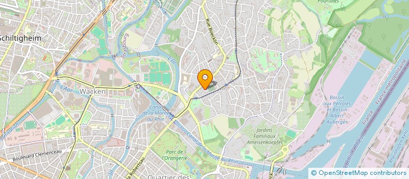 localisation de l'entreprise MONSIEUR OLIVIER SCHNEIDER  STRASBOURG