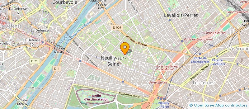 localisation de l'entreprise MONSIEUR OLIVIER SCHNEIDER  LA GARENNE-COLOMBES