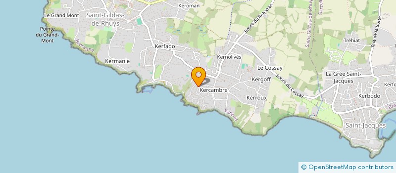 localisation de l'entreprise MONSIEUR OLIVIER SCHREFHEERE  SAINT-GILDAS-DE-RHUYS