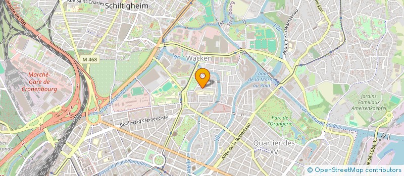 localisation de l'entreprise MONSIEUR OLIVIER SCHWAB à STRASBOURG