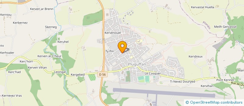 localisation de l'entreprise MONSIEUR OLIVIER SCOTET à PLUGUFFAN