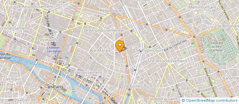 localisation de l'entreprise MONSIEUR OLIVIER SECARDIN  PARIS