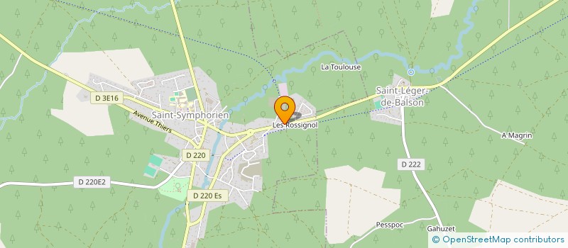 localisation de l'entreprise MONSIEUR OLIVIER SEGRESTAN  SAINT-SYMPHORIEN