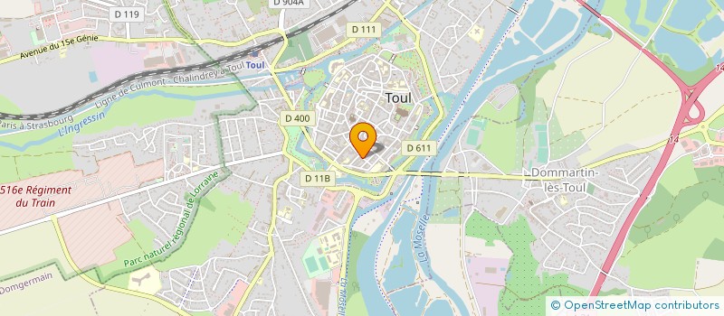 localisation de l'entreprise MONSIEUR OLIVIER SELTON à TOUL