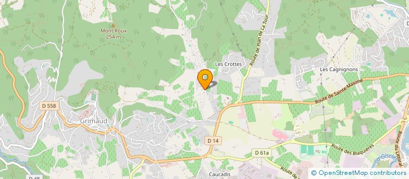 localisation de l'entreprise MONSIEUR OLIVIER SELVA à GRIMAUD