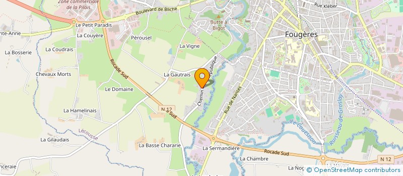 localisation de l'entreprise MONSIEUR OLIVIER SENECHAL  LECOUSSE