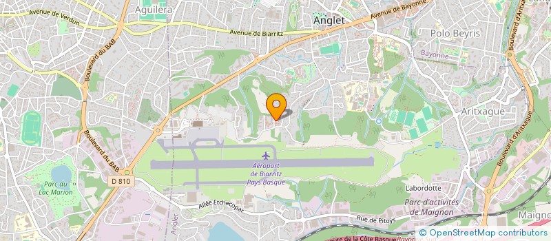 localisation de l'entreprise MONSIEUR OLIVIER SENTENAC  ANGLET