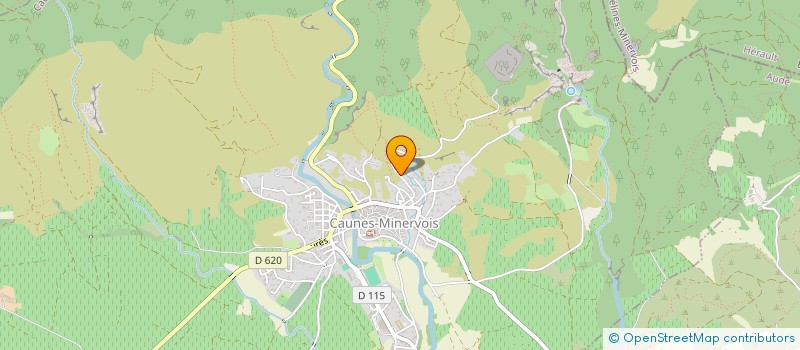 localisation de l'entreprise MONSIEUR OLIVIER SEPTOURS  CAUNES-MINERVOIS