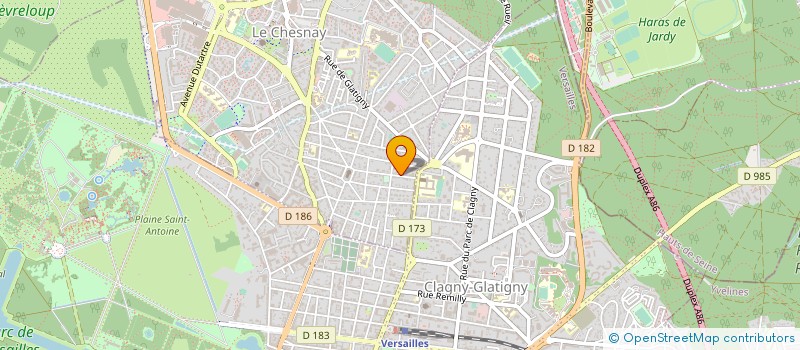 localisation de l'entreprise MONSIEUR OLIVIER SEQUINEAU DE PREVAL  LE CHESNAY-ROCQUENCOURT