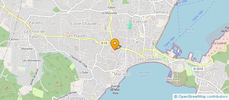 localisation de l'entreprise MONSIEUR OLIVIER SERRE à LA SEYNE-SUR-MER