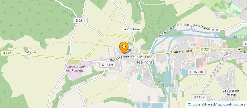 localisation de l'entreprise MONSIEUR OLIVIER SERREAU à SAINT-DENIS-LANNERAY