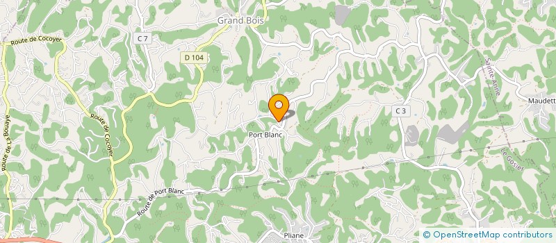 localisation de l'entreprise MONSIEUR OLIVIER SERVA  LE GOSIER