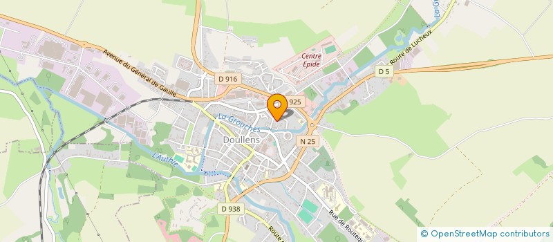 localisation de l'entreprise MONSIEUR OLIVIER SERVAETEN à DOULLENS