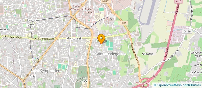 localisation de l'entreprise MONSIEUR OLIVIER SERY  TOURS