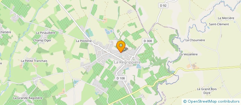 localisation de l'entreprise MONSIEUR OLIVIER SETOUT  LA REGRIPPIERE