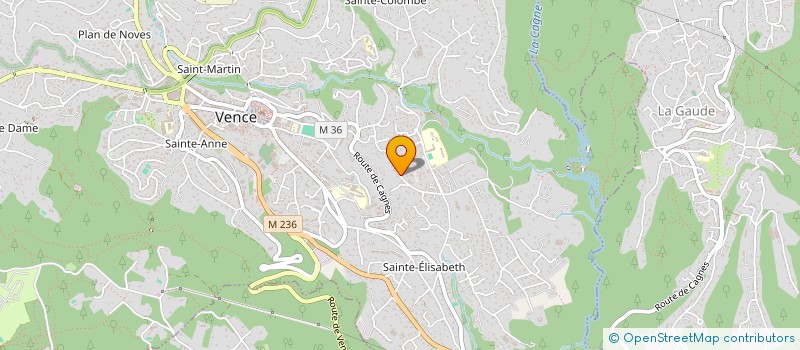 localisation de l'entreprise MONSIEUR OLIVIER SEVA  VENCE