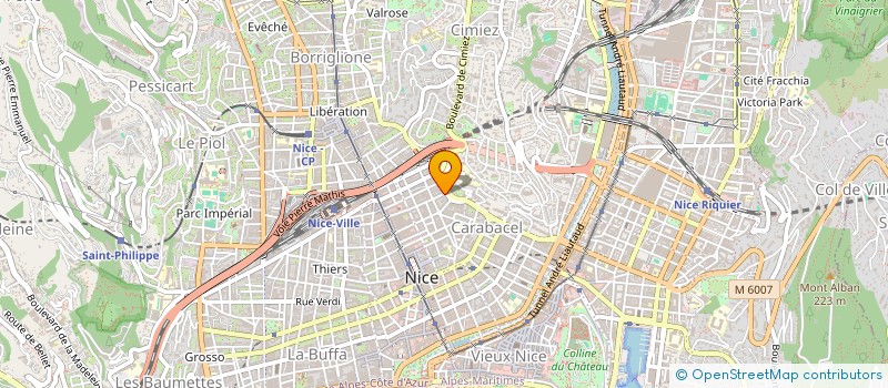 localisation de l'entreprise MONSIEUR OLIVIER SIBEN  NICE