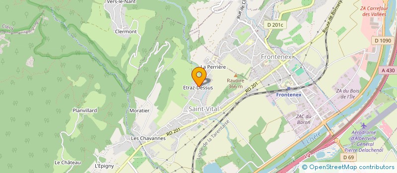 localisation de l'entreprise MONSIEUR OLIVIER SIBUET  SAINT-VITAL