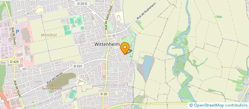 localisation de l'entreprise MONSIEUR OLIVIER SIEGLER  WITTENHEIM