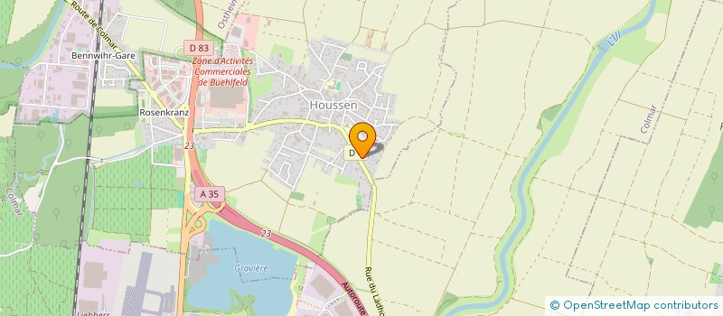 localisation de l'entreprise MONSIEUR OLIVIER SIGMANN  HOUSSEN