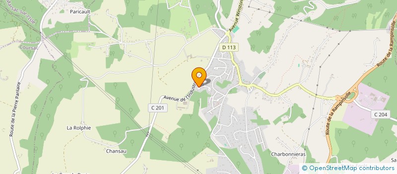 localisation de l'entreprise MONSIEUR OLIVIER SIMOES  COULOUNIEIX-CHAMIERS