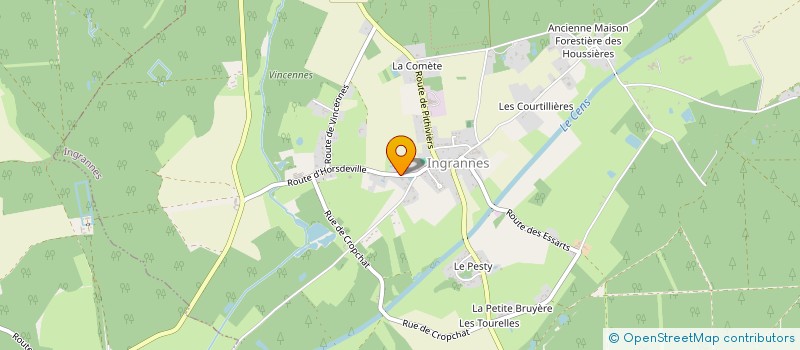 localisation de l'entreprise MONSIEUR OLIVIER SIMON à INGRANNES