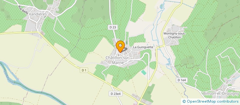 localisation de l'entreprise MONSIEUR OLIVIER SIMON  CHATILLON-SUR-MARNE