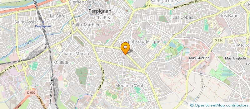 localisation de l'entreprise MONSIEUR OLIVIER SIMON  PERPIGNAN