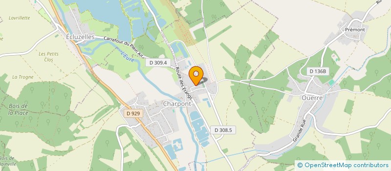 localisation de l'entreprise MONSIEUR OLIVIER SIMON à CHARPONT