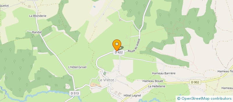 localisation de l'entreprise MONSIEUR OLIVIER SIMON  BRICQUEBEC-EN-COTENTIN