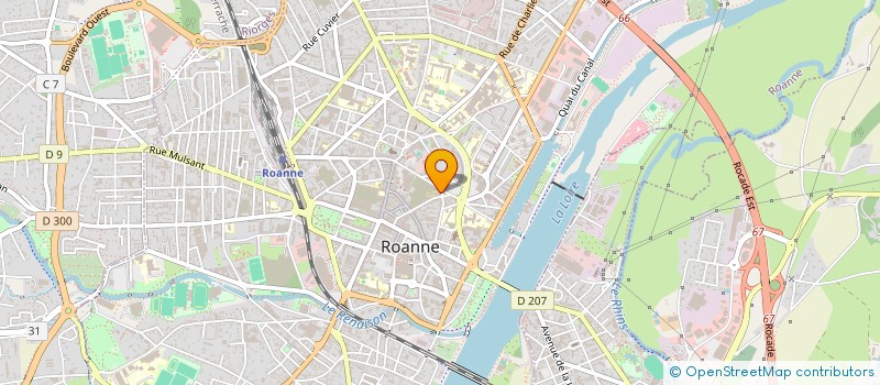 localisation de l'entreprise MONSIEUR OLIVIER SINOT  ROANNE