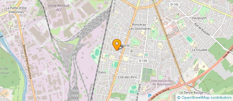 localisation de l'entreprise MONSIEUR OLIVIER SIOBUD  LE MANS