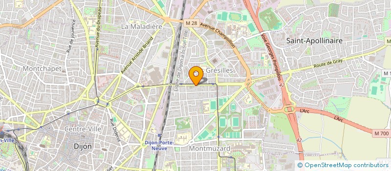 localisation de l'entreprise MONSIEUR OLIVIER SOARES  DIJON