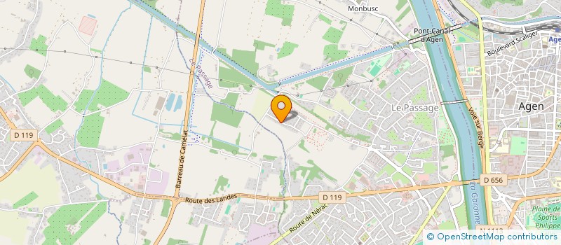 localisation de l'entreprise MONSIEUR OLIVIER SOLDA  LE PASSAGE