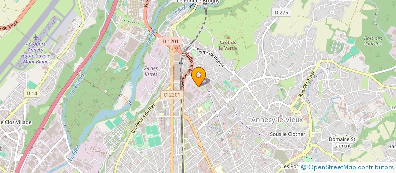 localisation de l'entreprise MONSIEUR OLIVIER SONDERER à ANNECY