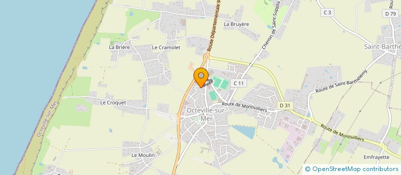 localisation de l'entreprise MONSIEUR OLIVIER SOREL à OCTEVILLE-SUR-MER