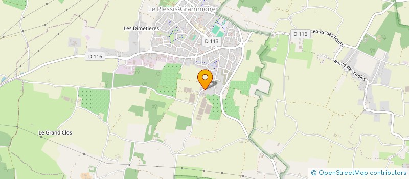 localisation de l'entreprise MONSIEUR OLIVIER SORET  LE PLESSIS-GRAMMOIRE