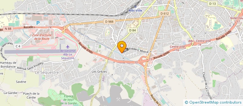 localisation de l'entreprise MONSIEUR OLIVIER SOTO  ALBI